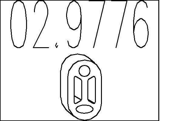 Кронштейн глушителя