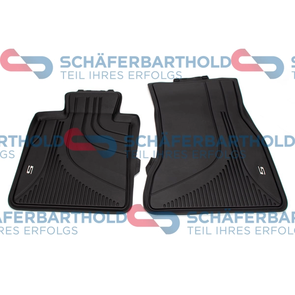 Коврики рез. черн. перед. G30