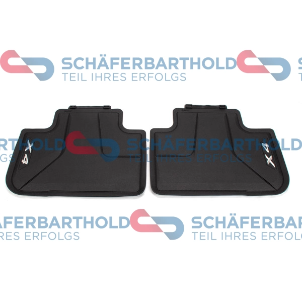 Коврики рез.задн.