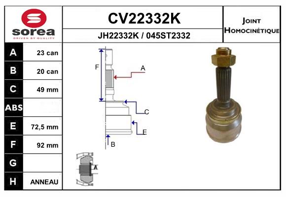 CV22332K