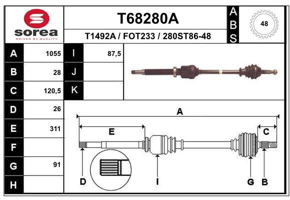 T68280A