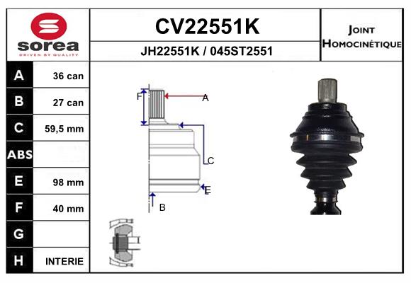 CV22551K