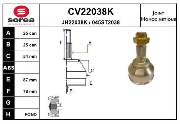 CV22038K