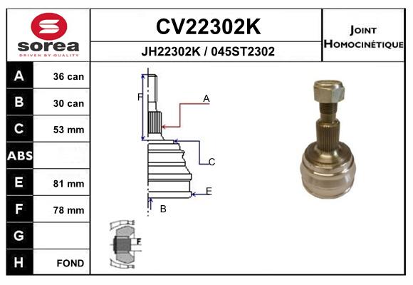 CV22302K