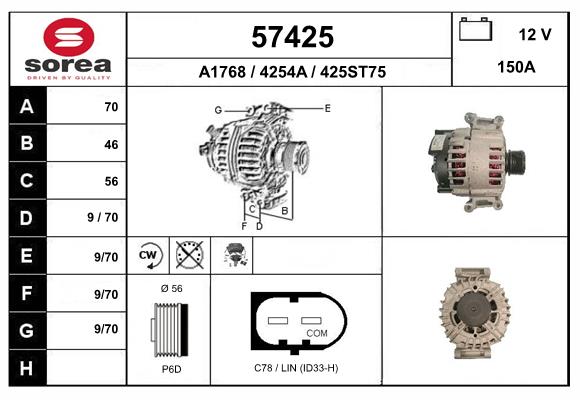 57425