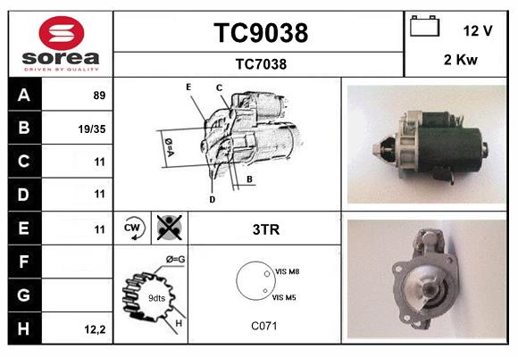 TC9038