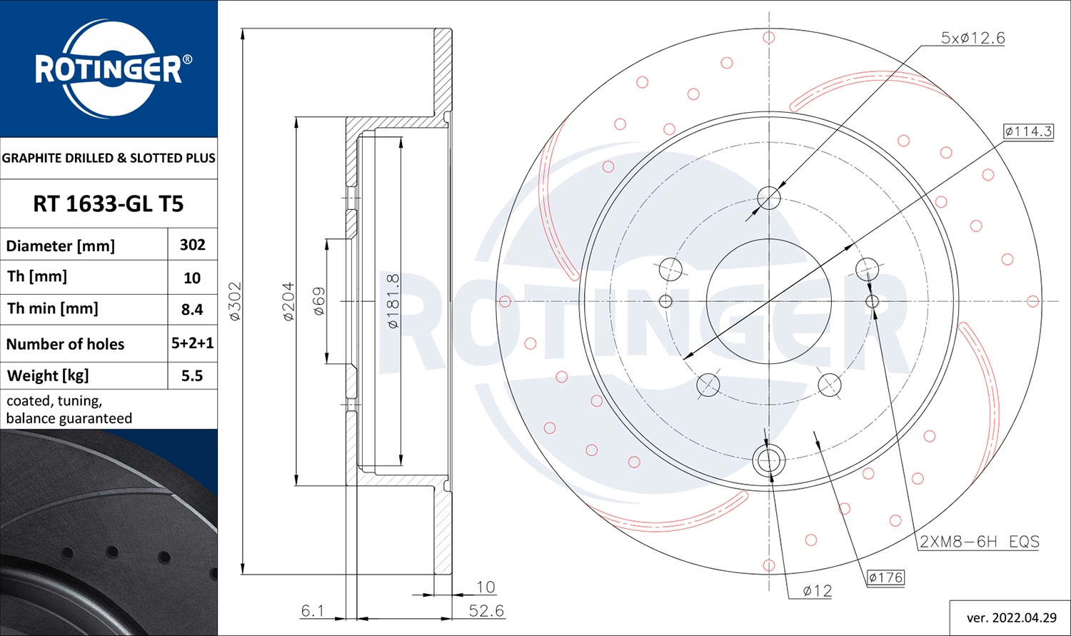 RT 1633-GL T5