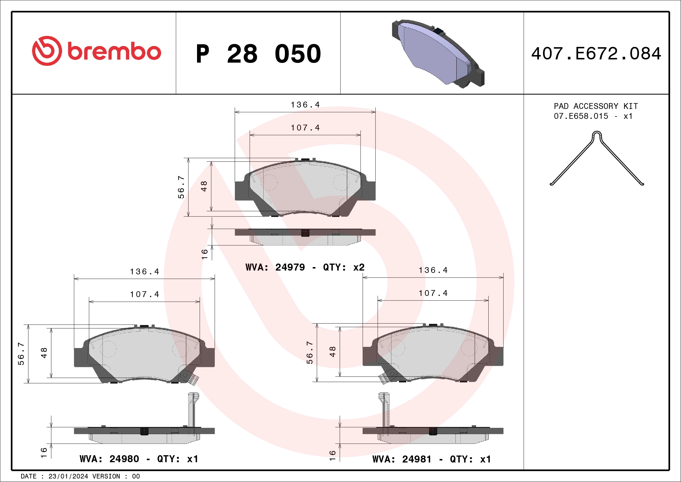 P 28 050X